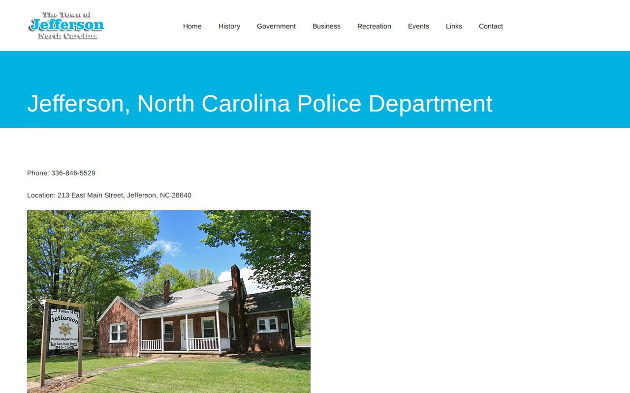 Jefferson court docket route distinguished from police contact